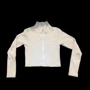 Brandy Melville Mock Neck Zip Up